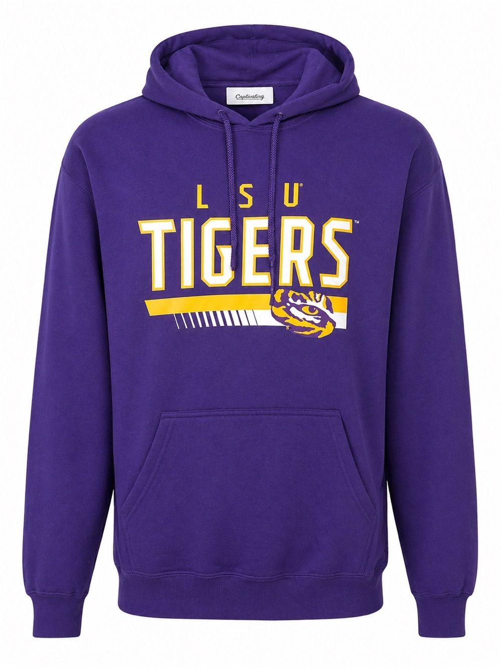 LSU Tigers Purple Pullover Hoodie Sweatshirt